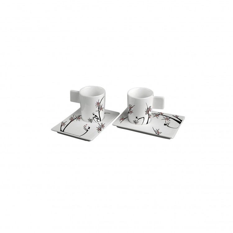 TAZZE DA CAFFÈ - SET 2 PEZZI - RACCOLTA - DEAGOURMET