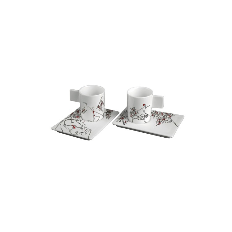 TAZZE DA CAFFÈ - SET 2 PEZZI - TRADIZIONI - DEAGOURMET