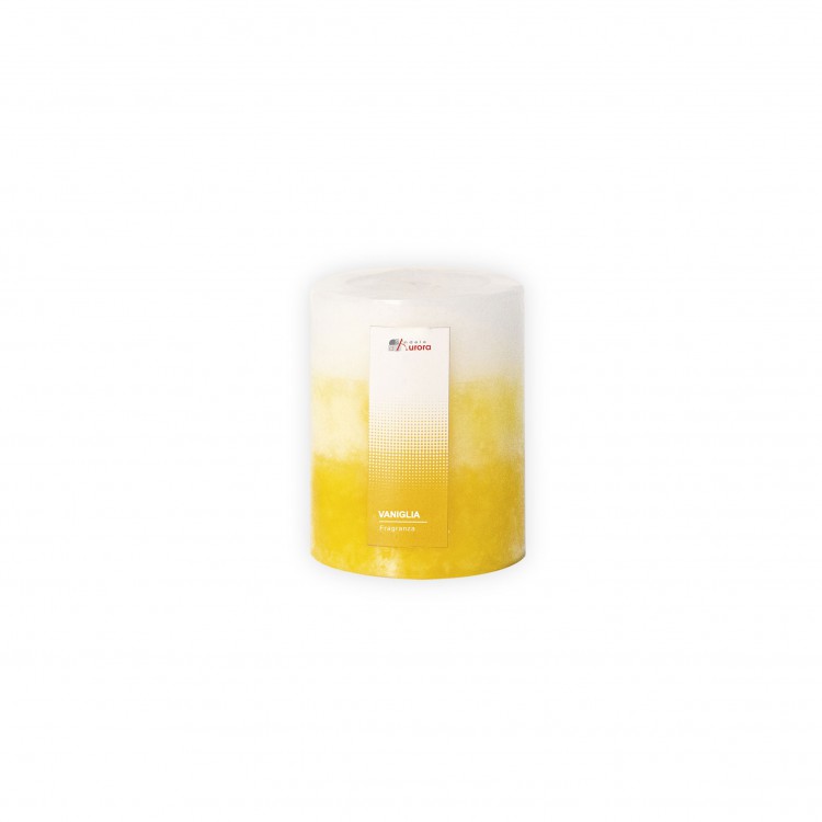 CANDELA - 9 CM - CERA RUVIDO - VANIGLIA - CALIPSO - AURORA CANDELA - 9 CM - CERA RUVIDO - VANIGLIA - CALIPSO - AURORA