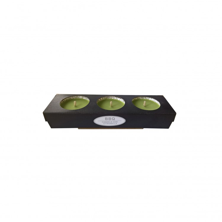 CANDELA - CITRONELLA - SET 3 PEZZI - MADYSON - BBQ CANDELA - CITRONELLA - SET 3 PEZZI - MADYSON - BBQ