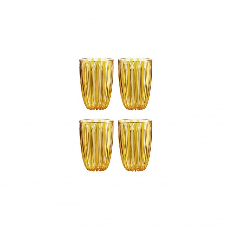 BICCHIERE ACQUA - SET 4 PEZZI - AMBRA - DOLCE VITA - GUZZINI