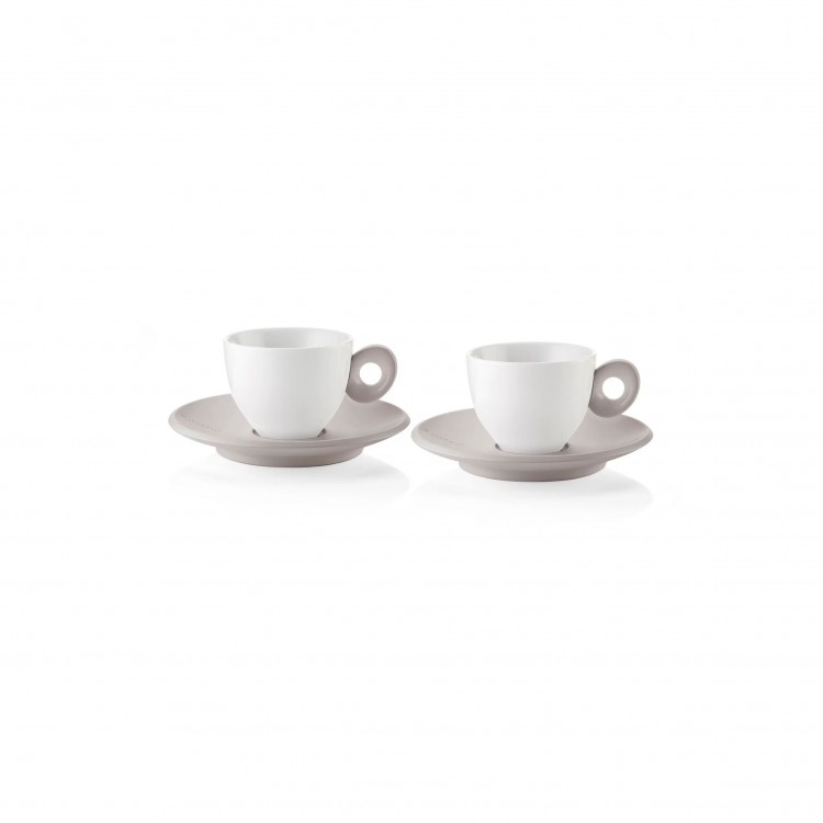 TAZZINA CAFFÈ - SET 2 PEZZI - GRIGIO-TORTORA - EVERYDAY - GUZZINI