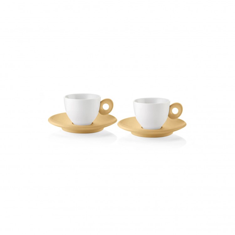 TAZZINA CAFFÈ - SET 2 PEZZI - SENAPE - EVERYDAY - GUZZINI