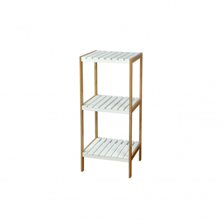 SCAFFALE - AXIS - 80 - IN BAMBOO-BIANCO SCAFFALE - AXIS - 80 - IN BAMBOO-BIANCO