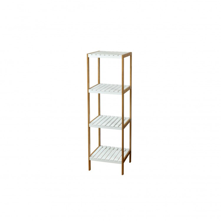 SCAFFALE - AXIS - 110 - IN BAMBOO-BIANCO SCAFFALE - AXIS - 110 - IN BAMBOO-BIANCO