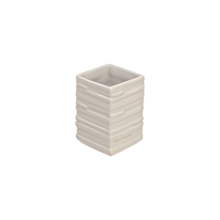 PORTA SPAZZOLINO - BIANCO - LINEA BRIK - FERIDRAS