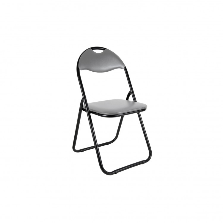 SEDIA - PIEGHEVOLE - PVC - GRIGIO SEDIA - PIEGHEVOLE - PVC - GRIGIO