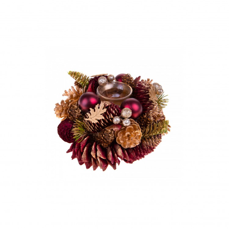 GIROCANDELA - POTPOURRI - PIGNE E SFERE - B - Ø 15- BRANDANI