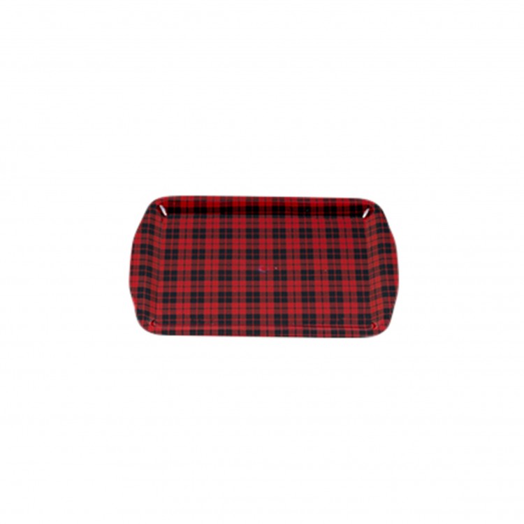 VASSOIO - MELAMINA - TARTAN - 49 X 33 CM - NATALUNA VASSOIO - MELAMINA - TARTAN - 49 X 33 CM - NATALUNA