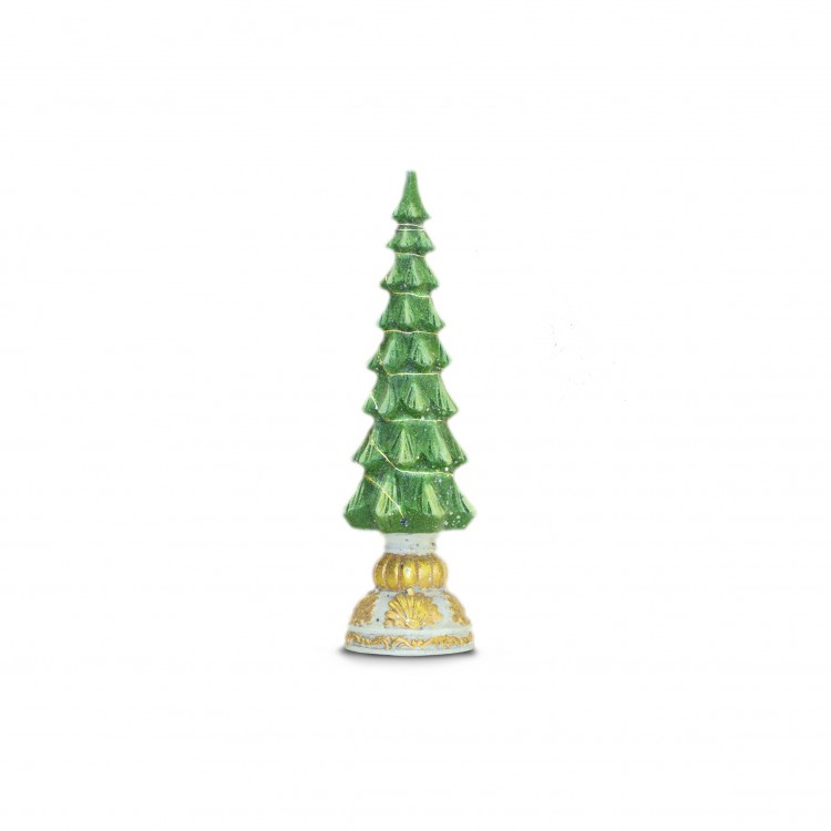 ALBERO DECORATIVO - CON LUCI - VERDE - 60 CM ALBERO DECORATIVO - CON LUCI - VERDE - 60 CM