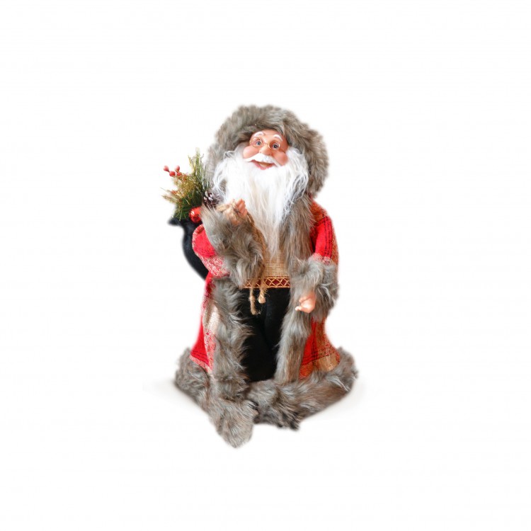 BABBO NATALE - CARILLON - SCOZZESE - 50 CM BABBO NATALE - CARILLON - SCOZZESE - 50 CM