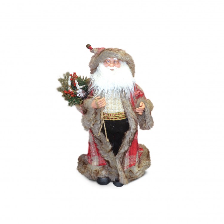 BABBO NATALE - CARILLON - SCOZZESE - 65 CM
