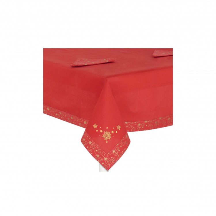 TOVAGLIA - 6 POSTI - ROSSO - SNOW - PREZIOSA HOME TOVAGLIA - 6 POSTI - ROSSO - SNOW - PREZIOSA HOME