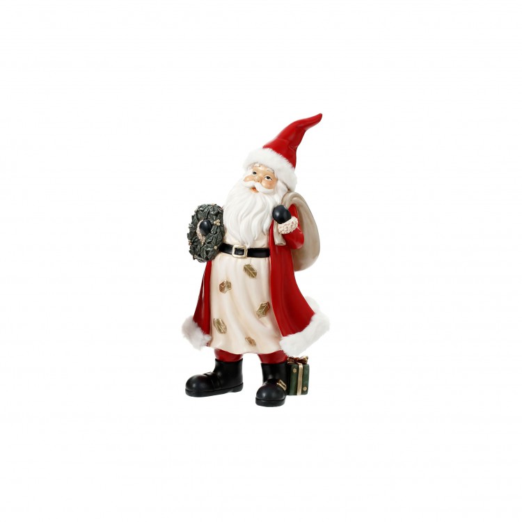 BABBO NATALE CON GHIRLANDA - NICOLAUS - VILLA ALTACHIARA