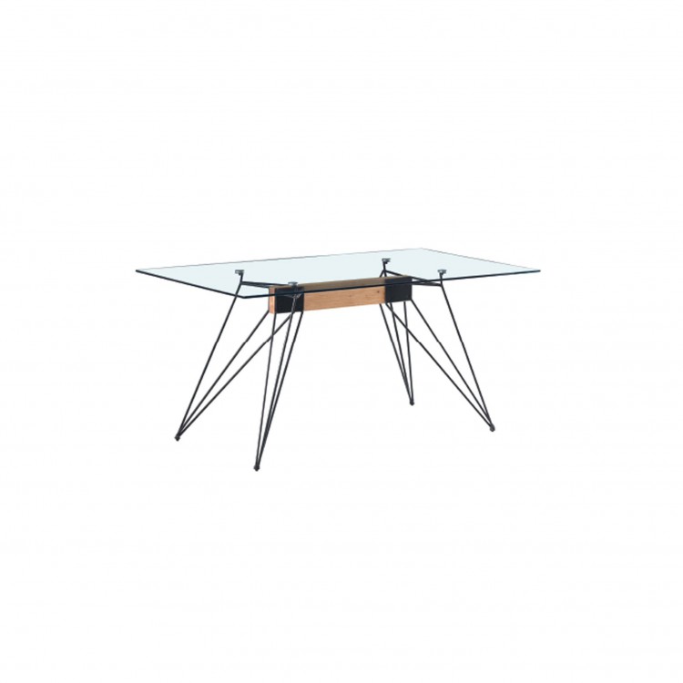 TAVOLO - 160 X 85 CM - BREEZE - VETRO TEMPERATO TAVOLO - 160 X 85 CM - BREEZE - VETRO TEMPERATO
