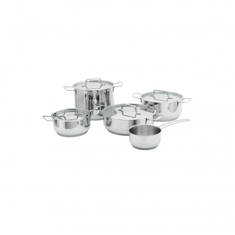 BATTERIA DI PENTOLE - SET 9 PEZZI - TOP STEEL MASTER