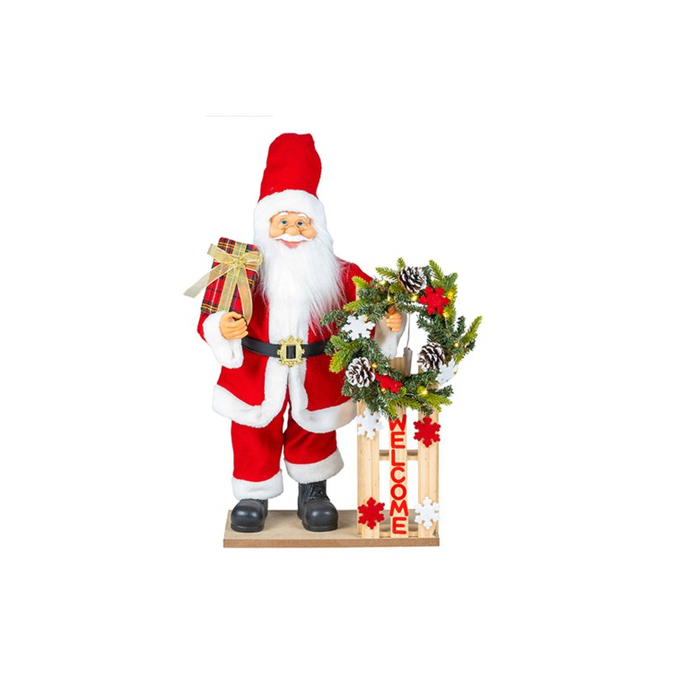 BABBO NATALE - WELCOME - 60 CM - NATALUNA BABBO NATALE - WELCOME - 60 CM - NATALUNA