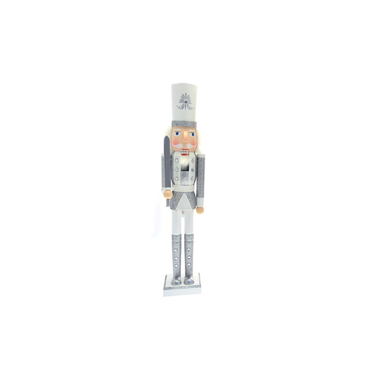 SCHIACCIANOCI - SWORD - ARGENTO-BIANCO - 55 CM - NATALUNA SCHIACCIANOCI - SWORD - ARGENTO-BIANCO - 55 CM - NATALUNA