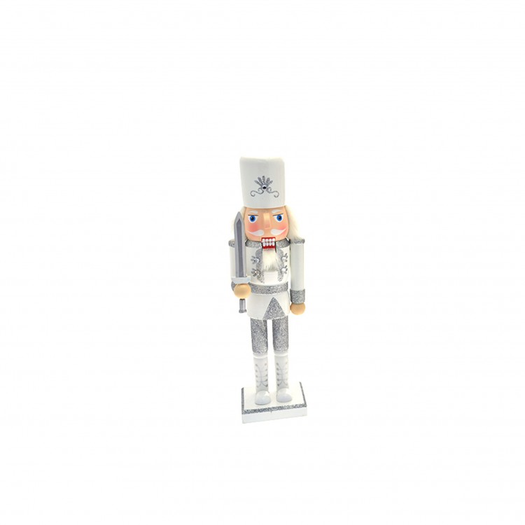 SCHIACCIANOCI - SWORD - ARGENTO-BIANCO - 66 CM - NATALUNA SCHIACCIANOCI - SWORD - ARGENTO-BIANCO - 66 CM - NATALUNA
