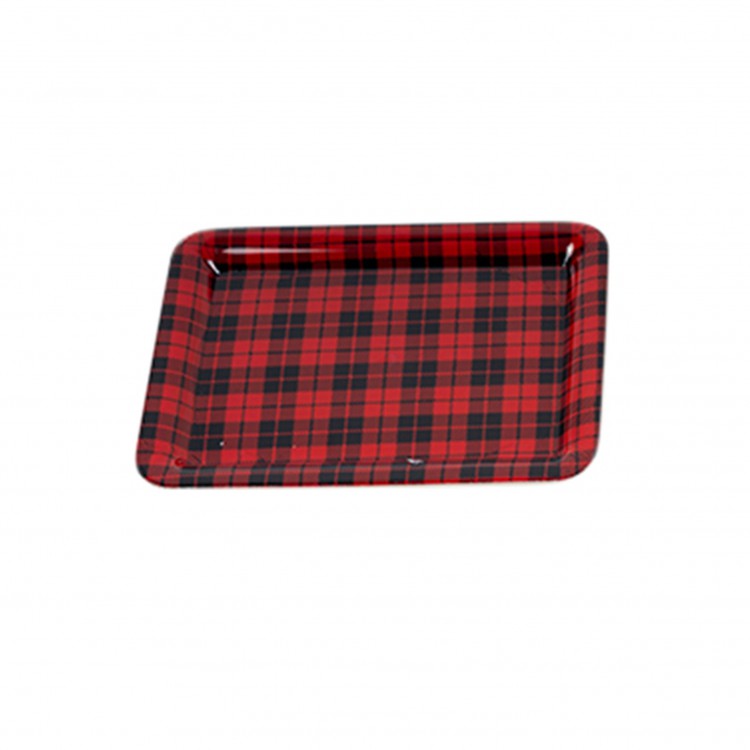 VASSOIO - MELAMINA - TARTAN - 33 X 24,5 CM - NATALUNA