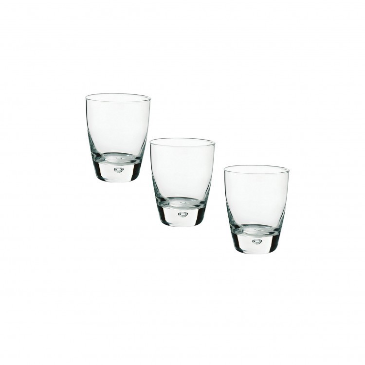 BICCHIERE ACQUA - SET 3 PEZZI - ROCKS LUNA - TRASPARENTE - BORMIOLI ROCCO