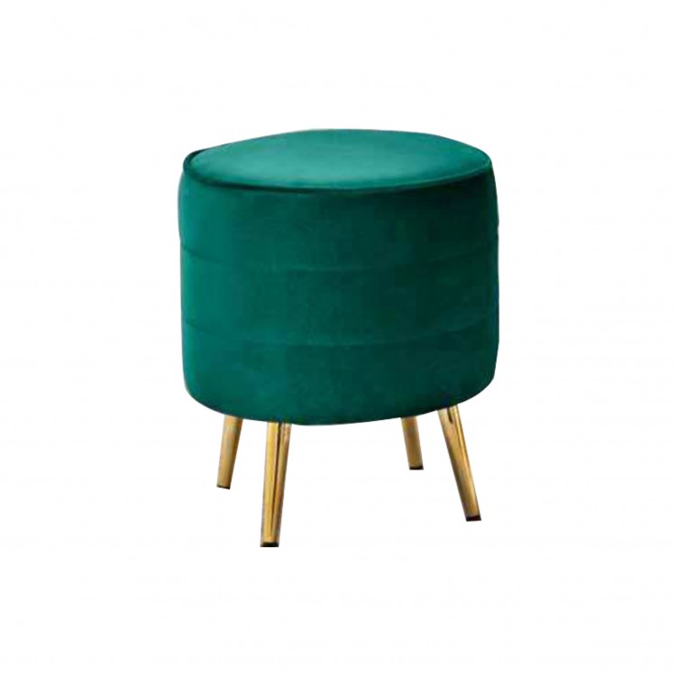 POUF - PIEDI ORO - PETROLIO - BRANDANI POUF - PIEDI ORO - PETROLIO - BRANDANI