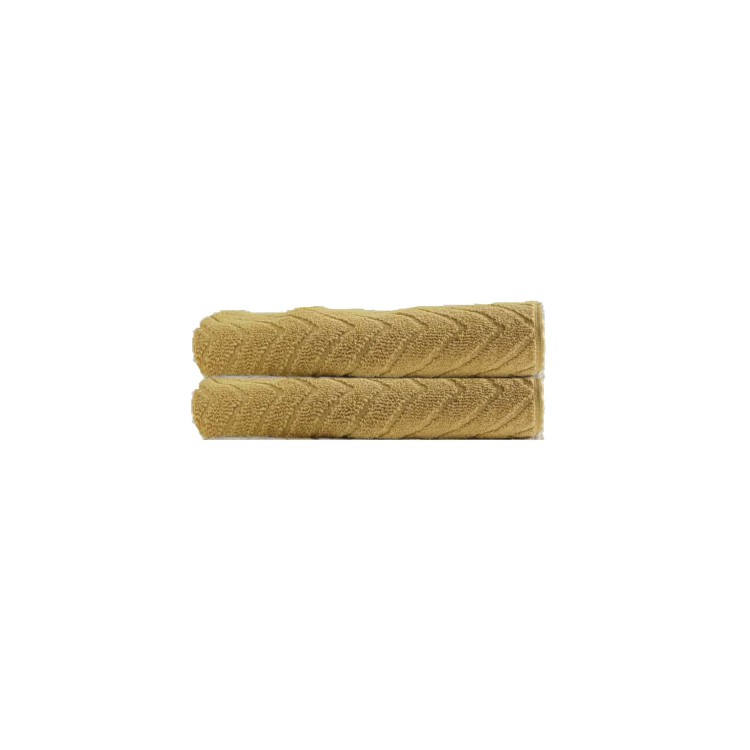 ASCIUGAMANO - SET 2 PEZZI - OCRA - CHEVRON ALL OVER ASCIUGAMANO - SET 2 PEZZI - OCRA - CHEVRON ALL OVER