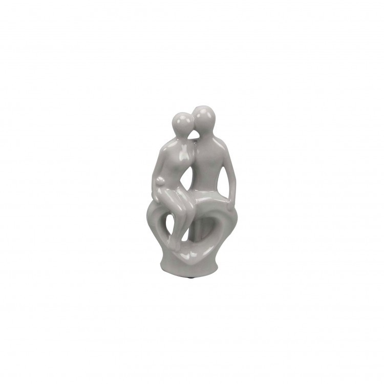 COPPIA INNAMORATI - 39 CM - GRIGIO COPPIA INNAMORATI - 39 CM - GRIGIO