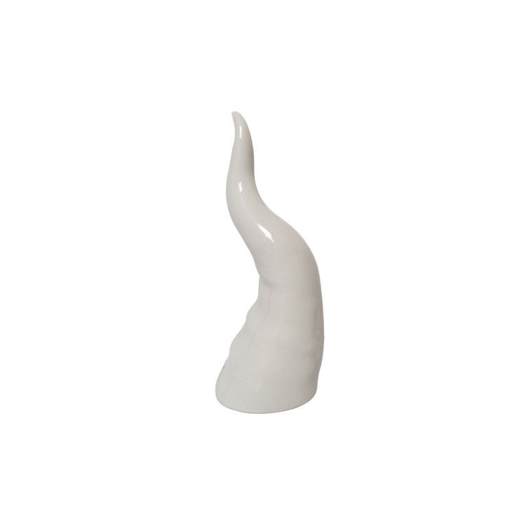 CORNO CARVED - 29 CM - BIANCO CORNO CARVED - 29 CM - BIANCO