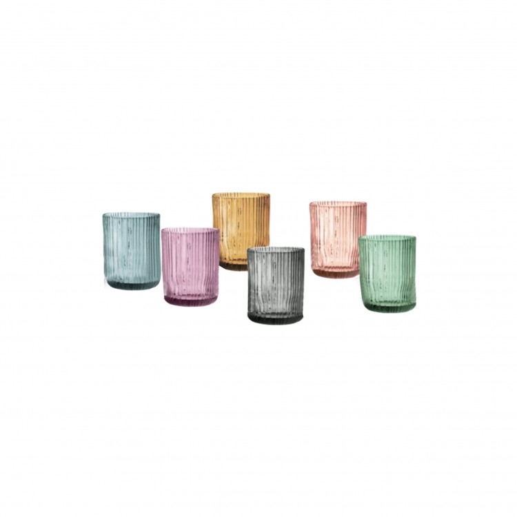 LIQUORINO - SET 6 PEZZI - MILTUCOLOR - PLISSÈ - BRANDANI LIQUORINO - SET 6 PEZZI - MILTUCOLOR - PLISSÈ - BRANDANI