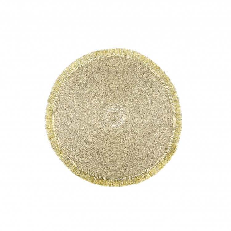 TOVAGLIETTA - Ø 38 CM - GOLD - IZZIE - TABLEMAT - FADE