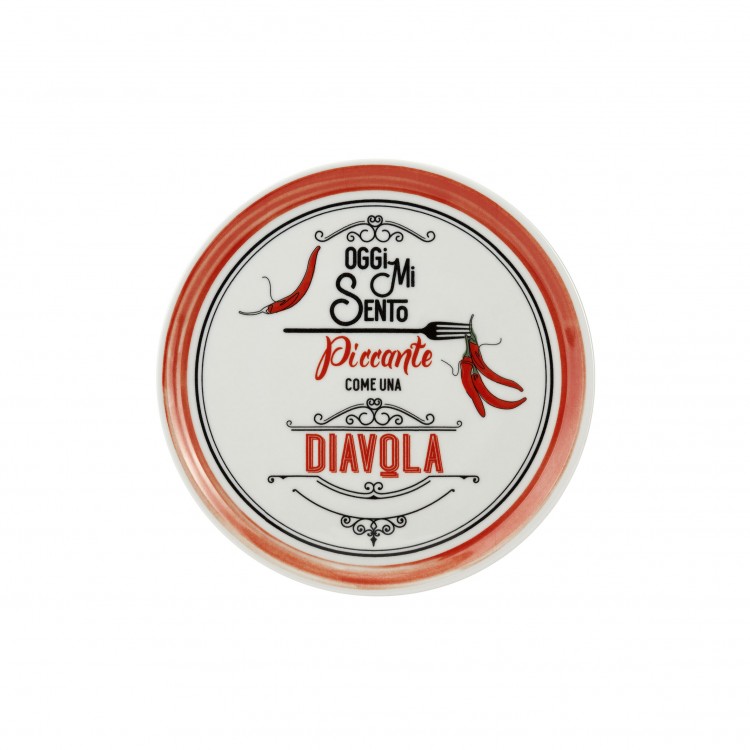 PIATTO PIZZA - 31 CM - DIAVOLA - FADE