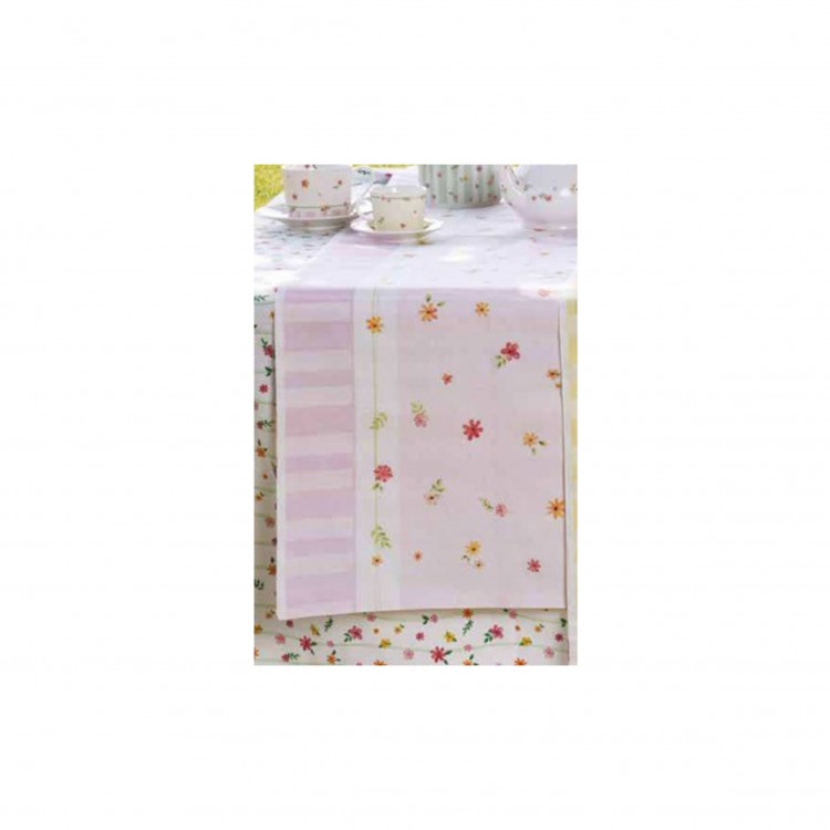 STRISCIA - FIORI MICRO E RIGHE - RIGHE - ROSA - POLLINE - BRANDANI STRISCIA - FIORI MICRO E RIGHE - RIGHE - ROSA - POLLINE - BRANDANI