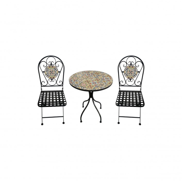 SET GIARDINO - 1 TAVOLO 2 SEDIE - ISCHIA - TONDO - VIETRESE SET GIARDINO - 1 TAVOLO 2 SEDIE - ISCHIA - TONDO - VIETRESE