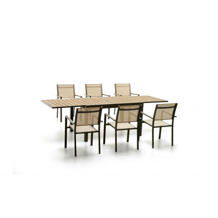TAVOLO - 135-270 X 90 CM - OTRANTO - BROWN