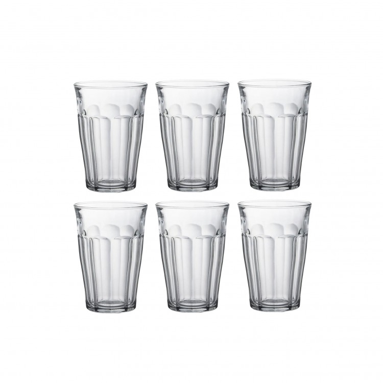BICCHIERE - SET 6 PEZZI - DRINK - 36 CL - TRASPARENTE - LE PICARDIE - DURALEX