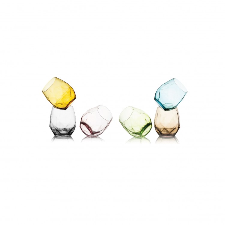 BICCHIERE - SET 6 PEZZI - ACQUA - MULTICOLOR - HERMES