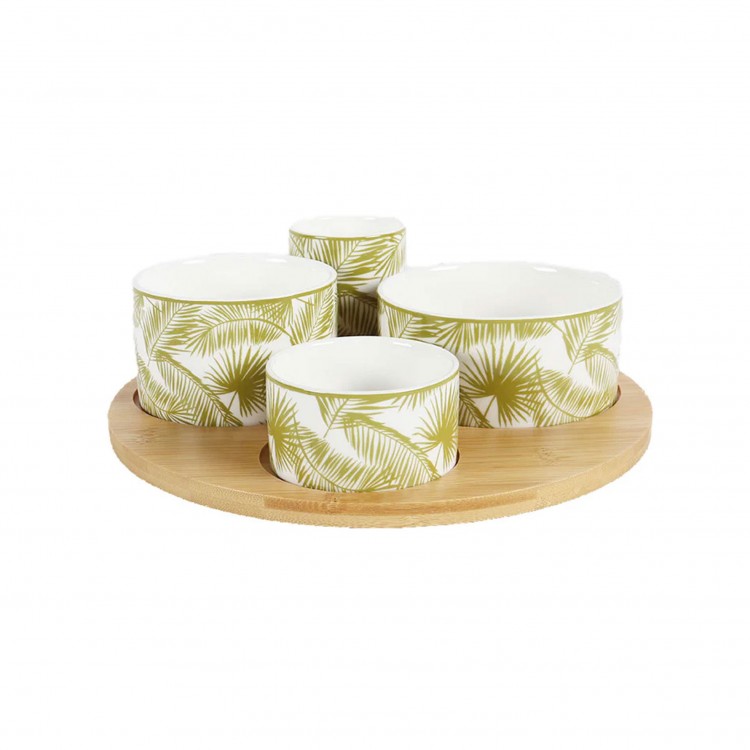 ANTIPASTIERA GIREVOLE - SET 5 PEZZI - VERDE - ARUBA - VILLA ALTACHIARA ANTIPASTIERA GIREVOLE - SET 5 PEZZI - VERDE - ARUBA - VILLA ALTACHIARA