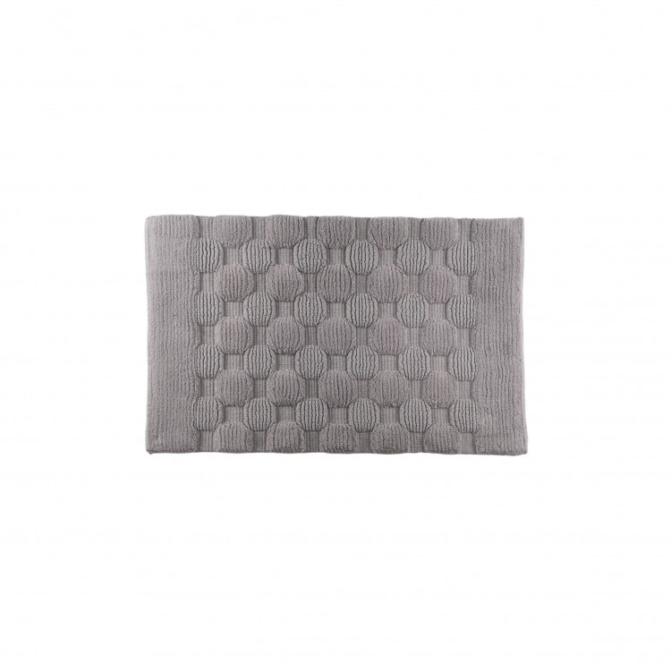 TAPPETO - BAGNO - 50 X 80 CM - 3D - GRIGIO