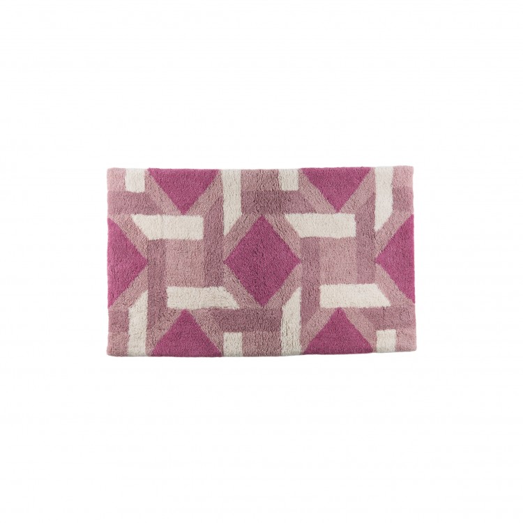 TAPPETO - BAGNO - 50 X 80 CM - TECNO - ROSA
