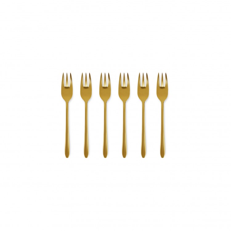 FORCHETTINE - SET 6 PEZZI - ORO - BARAZZONI