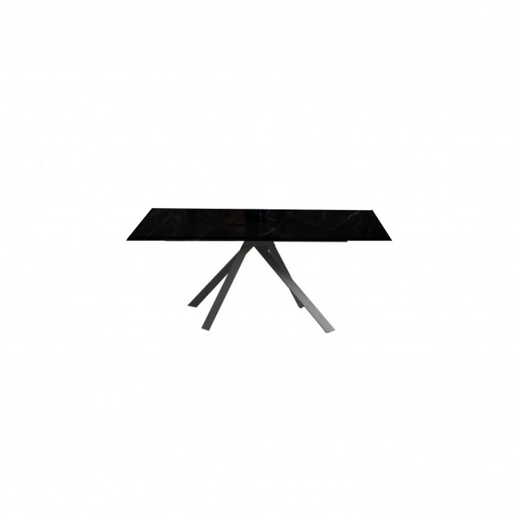 TAVOLO - ASTOR - 160 X 90 X 75 CM - CERAMICA NERO MARMORIZZATO TAVOLO - ASTOR - 160 X 90 X 75 CM - CERAMICA NERO MARMORIZZATO
