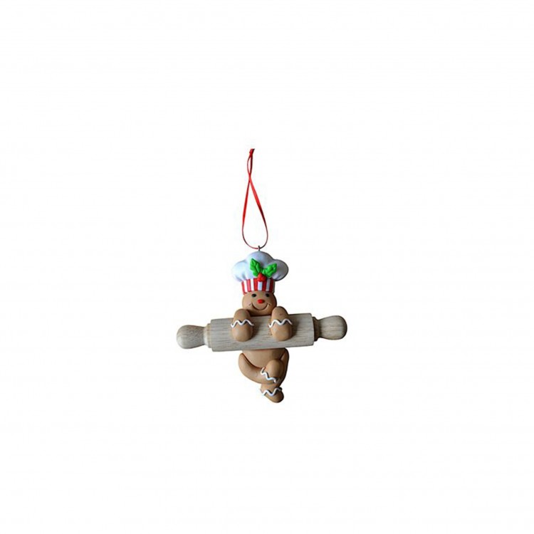 MATTARELLO DECORATIVO - GINGERBREAD AGGRAPPATO