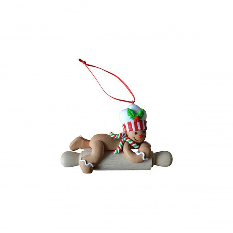 MATTARELLO DECORATIVO - GINGERBREAD DISTESO MATTARELLO DECORATIVO - GINGERBREAD DISTESO
