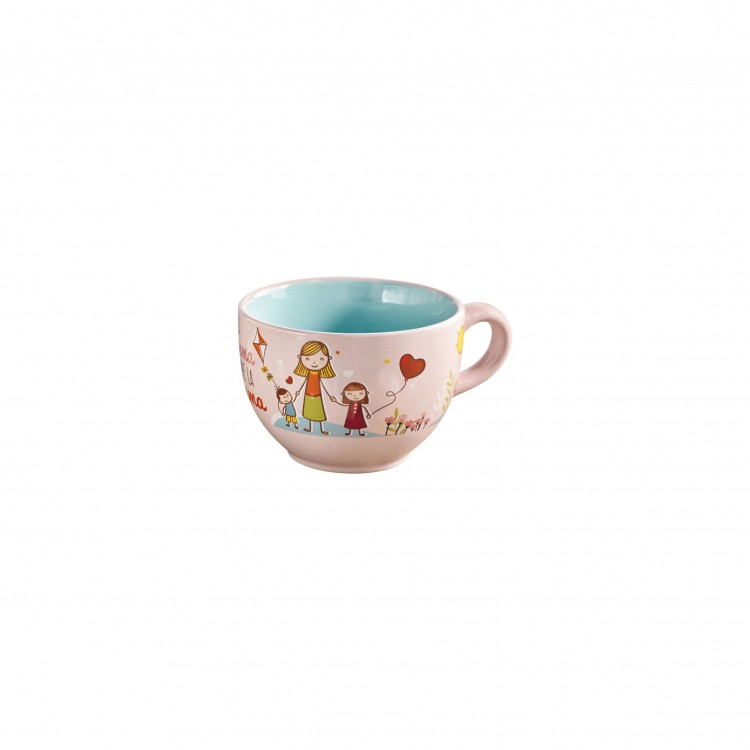 TAZZA LATTE - LA MAMMA È SEMPRE LA MAMMA - JUMBO STONEWARE - BRANDANI
