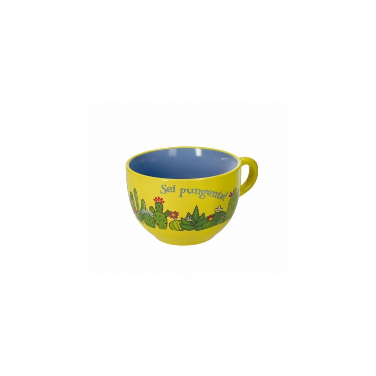 TAZZA LATTE - SEI PUNGENTE - JUMBO STONEWARE - BRANDANI TAZZA LATTE - SEI PUNGENTE - JUMBO STONEWARE - BRANDANI