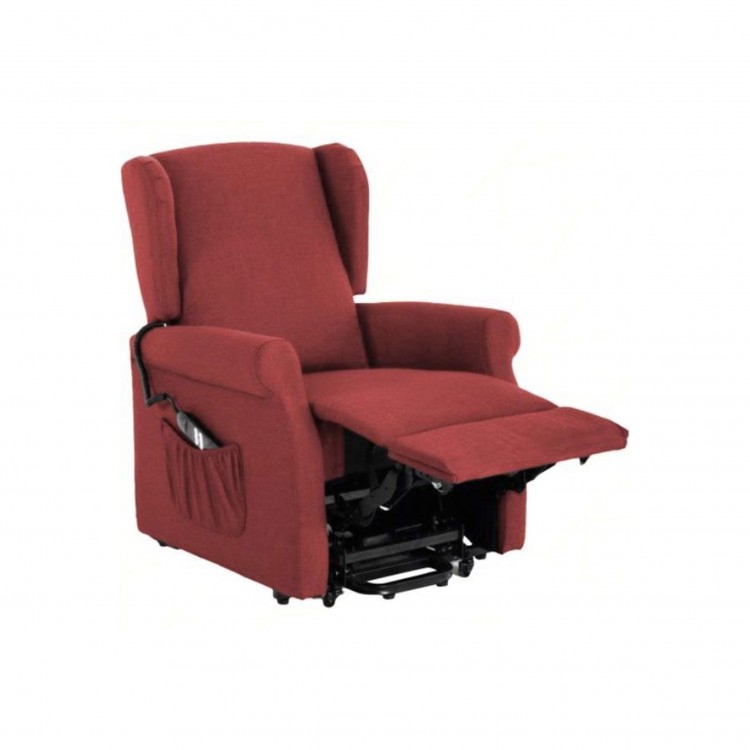 POLTRONA RELAX - MOTORIZZATA - CHIARA - LIFT - ROSSO - M0657L-05