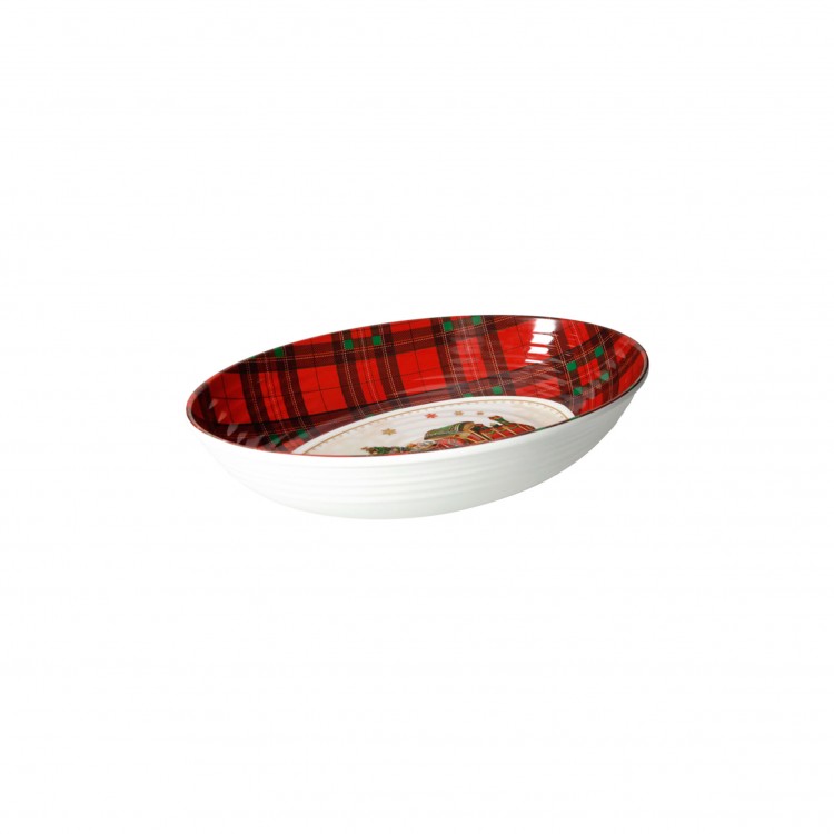 CIOTOLA - OVALE - TARTAN - CHRISTMAS - BRANDANI