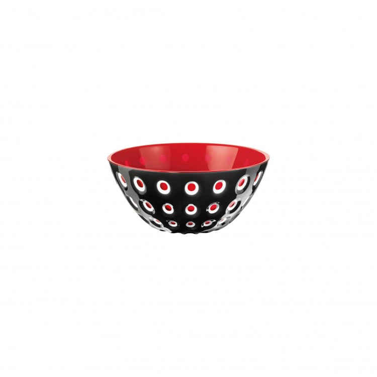 CONTENITORE - Ø 20 CM - NERO-ROSSO - LE MURRINE - GUZZINI