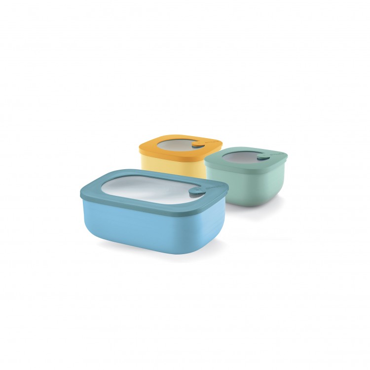 CONTENITORE BASSO - SET 3 PEZZI - MULTICOLOR - STORE&PLUS - GUZZINI